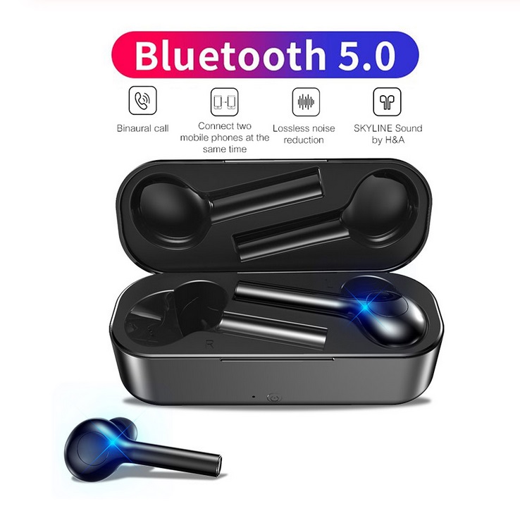 TW08 Wireless Bluetooth Headset for Huawei 5.0 Sports with Charging Warehouse Wireless Bluetooth