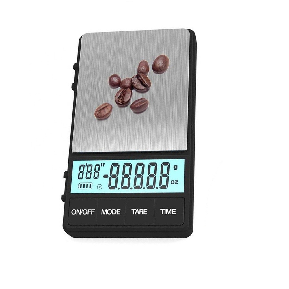 0.1g-1000g Mini Coffee Scale Led Display Timer Pocket Electronic Balance For Weighing Kitchen Food Coffee