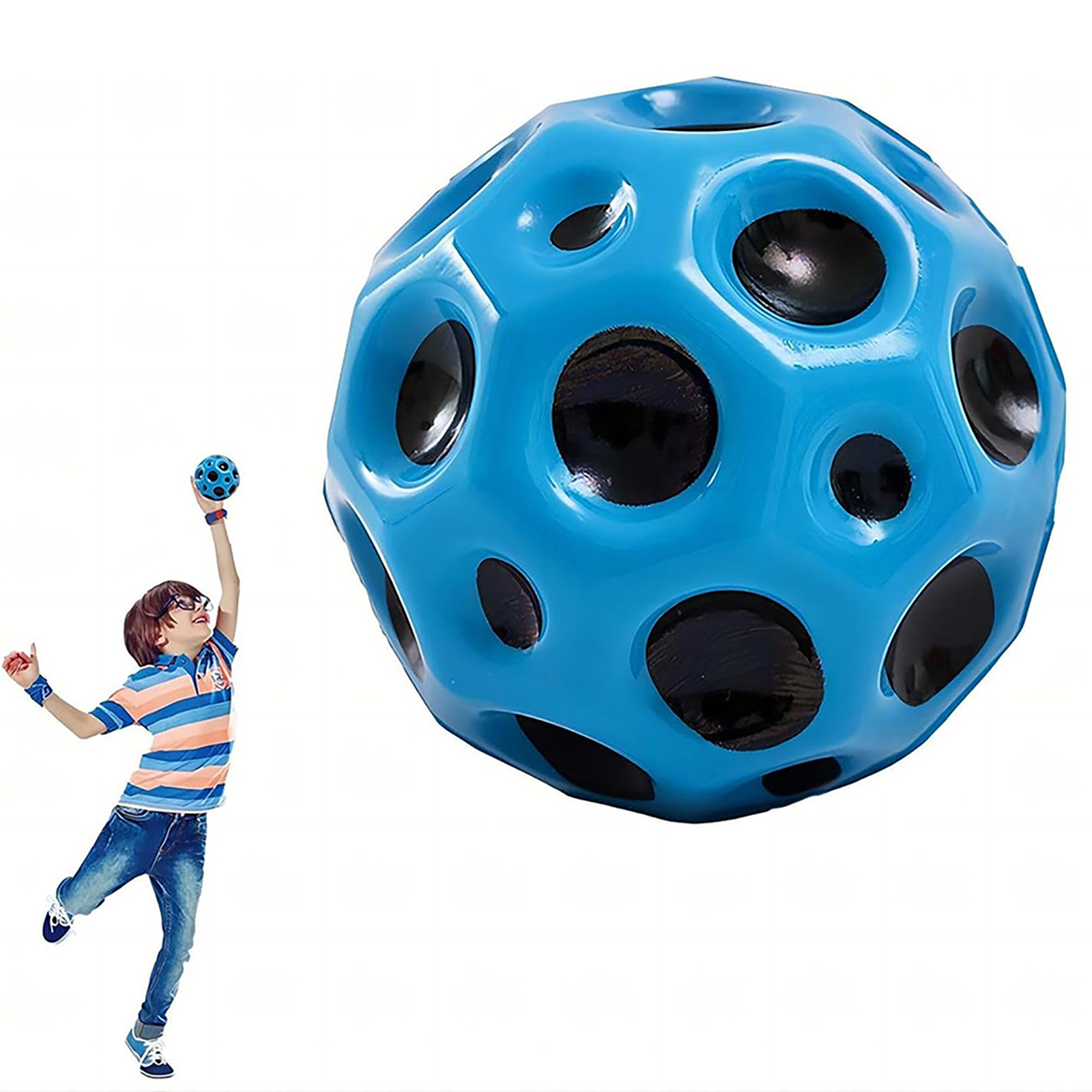 1 / 2 / 3 PCS Ultra-high Bouncing Elastic Lightweight PU Balls Sensory Ball For Kids Athletes Sport Training