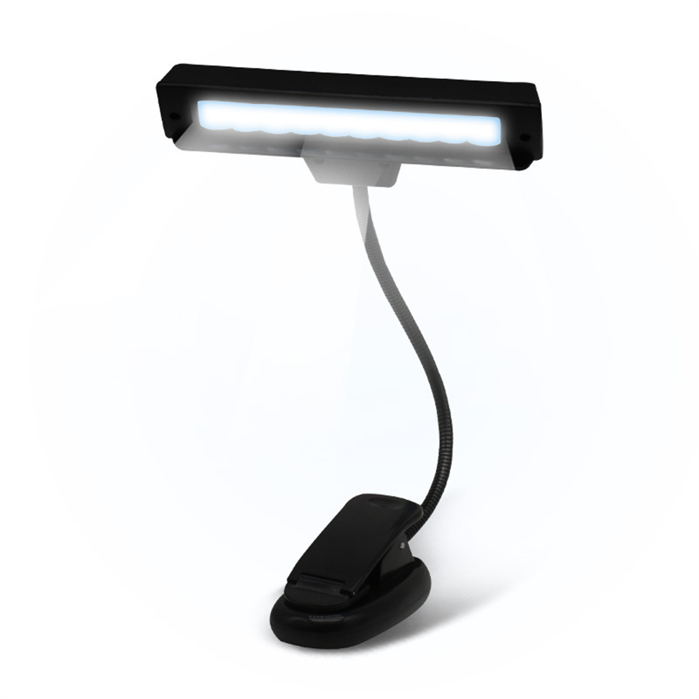 10 Led Portable Flexible Music  Score  Light Guitar Piano Light Clip-on For Music Stand Eye Protection Saving Energy Smart Dimming Light
