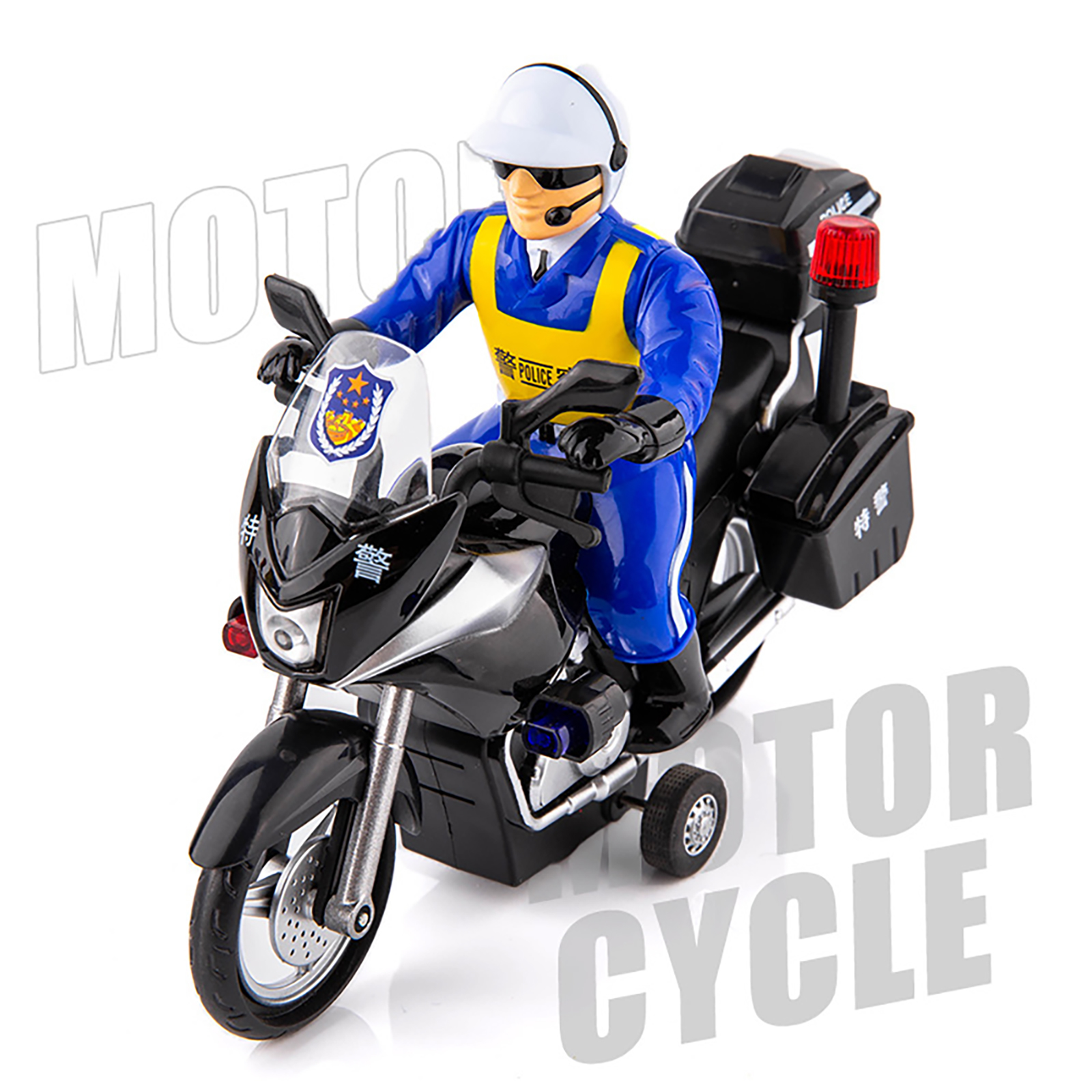 1:14 Alloy Motorcycle Model Simulation Pull-back Diecast Motorcycle With Figure Doll For Boys Birthday Christmas Gifts Home Decor VB32513