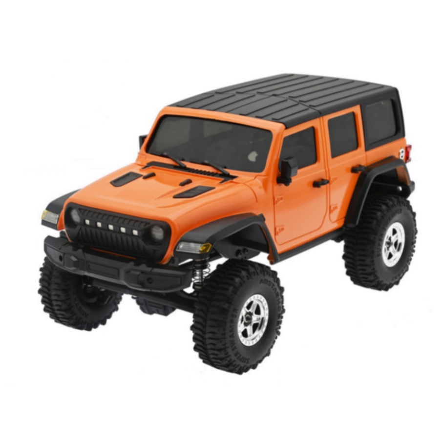 1:18 AX8560 RC Car 2.4g Full Scale Climbing Car Remote Control Vehicle Model Toys Orange