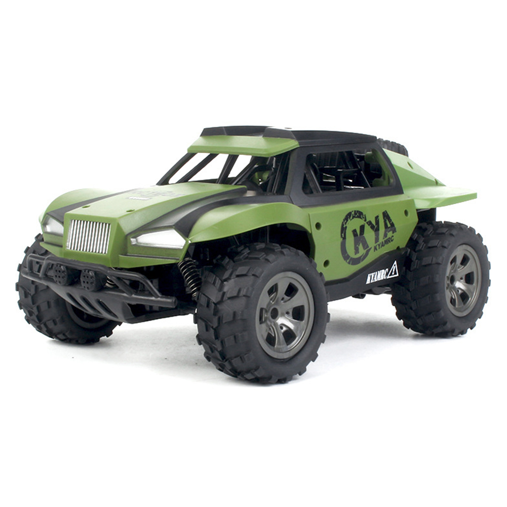 1:18 Desert Remote Control Off-road Car Big-foot 2.7g Climbing RC Racing Car Model Children Toy Green
