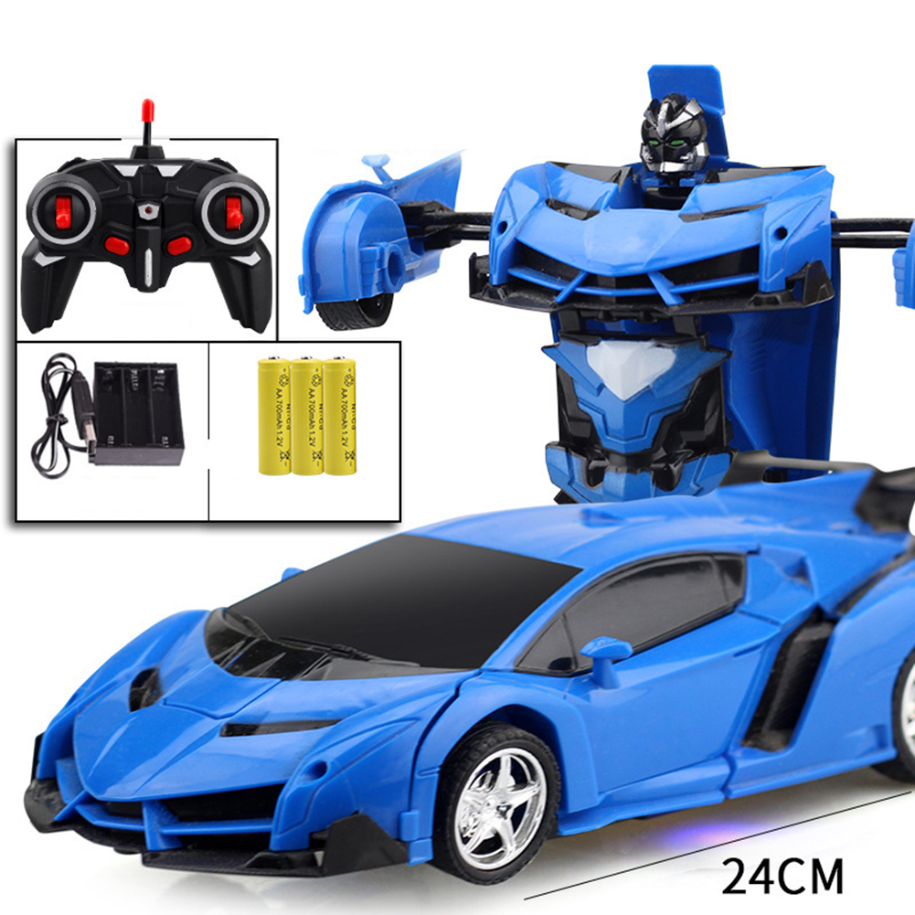 1:18 Remote Control Transforming Car Induction Transforming Robot RC Car Children Racing Car Model Charging