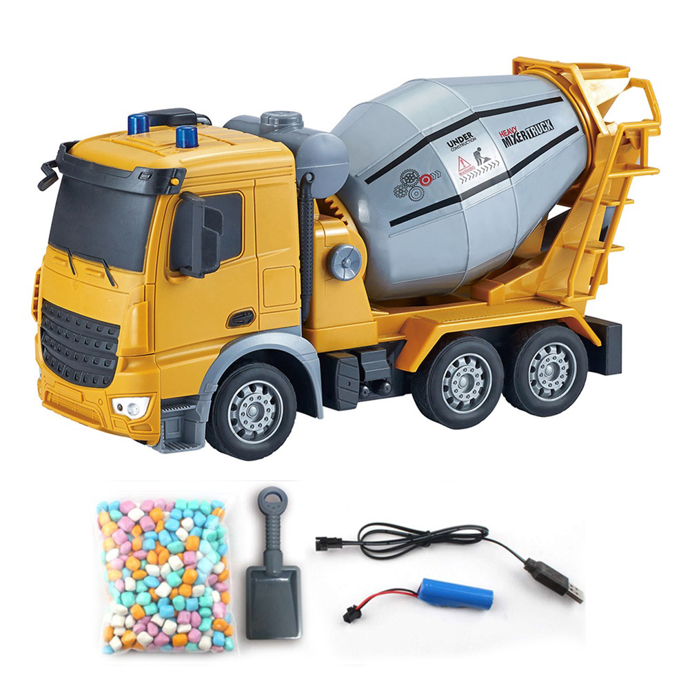 1:24 Wireless RC Engineering Car Fire Sprinkler Electric RC Car Model 2.4G 6-channel Toy Engineering Dump Truck