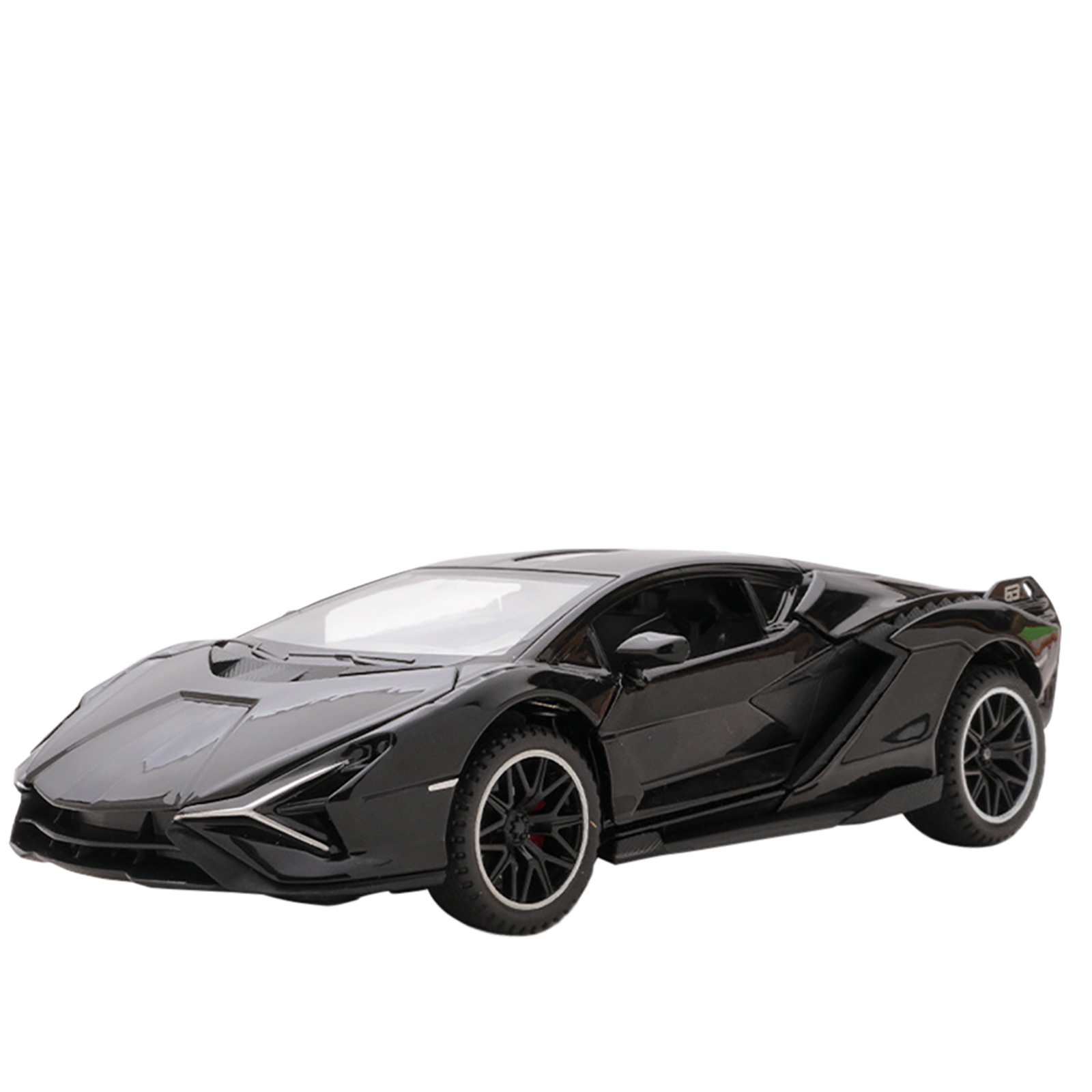 1/32 Alloy Sports Car Model Ornaments Simulation 4-door Openable Diecast Vehicle With Sound Light For Boys Gifts Collection