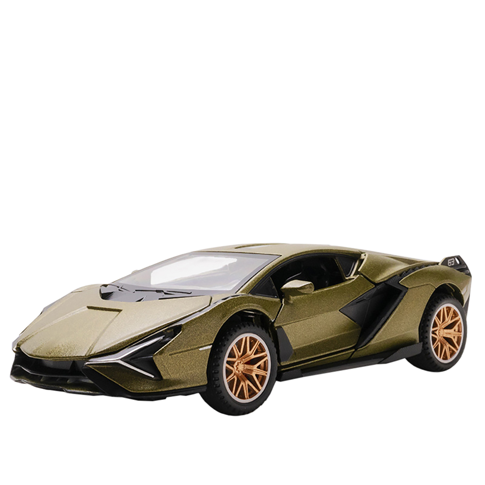 1/32 Alloy Sports Car Model Ornaments Simulation 4-door Openable Diecast Vehicle With Sound Light For Boys Gifts Collection