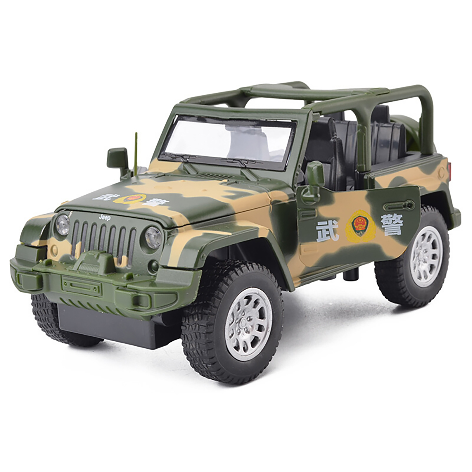1:32 Simulation Alloy Car With Sound Light Simulation Pull-back Diecast Off-road Vehicle With Openable Door For Kids Gifts Collection