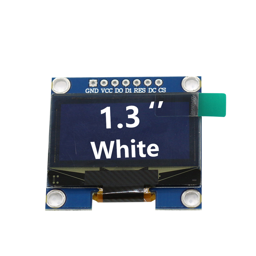 1.3inch Oled 7-pin Gnd Display 128×64 1106 Chip Spi Super Wide Viewing Angle Display Module White