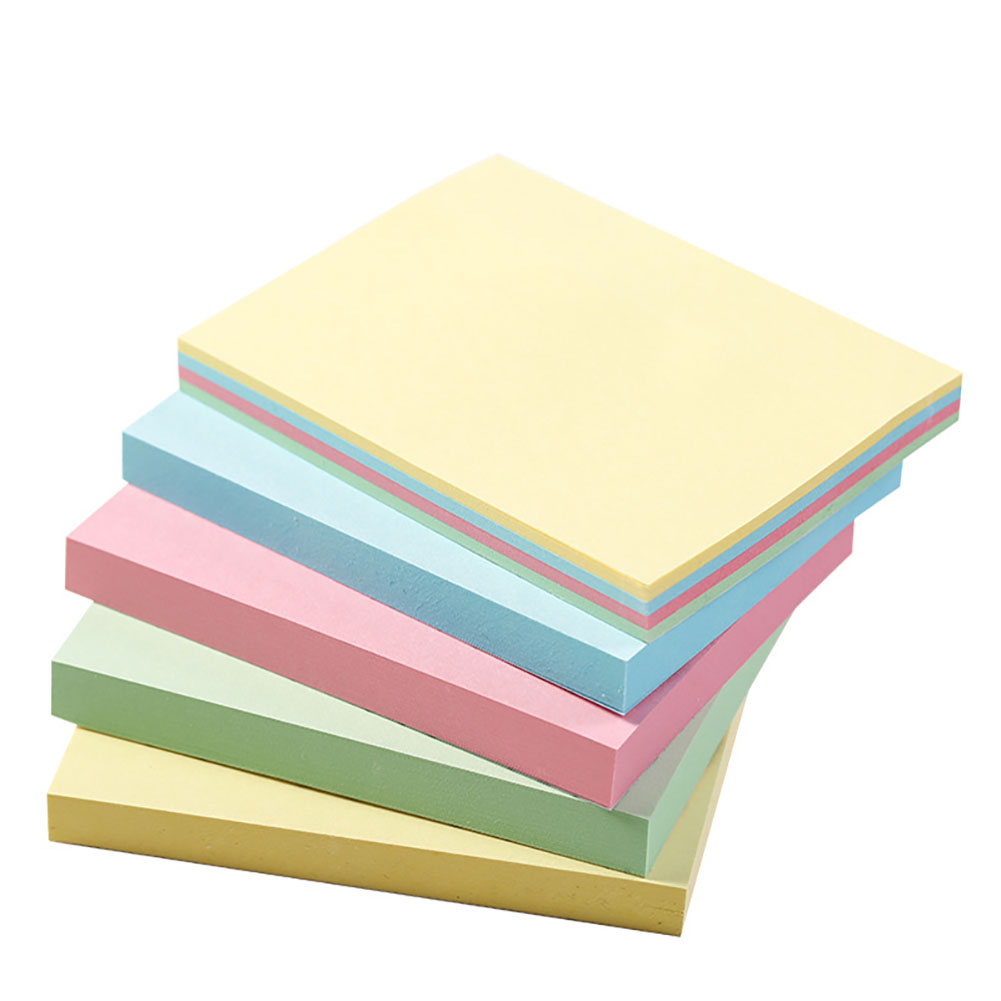 15pcs 3×3 Sticky Notes Pads Colored Sticky Notes Sticky Self-Stick Notes Bright Color Sticky For Students Kids