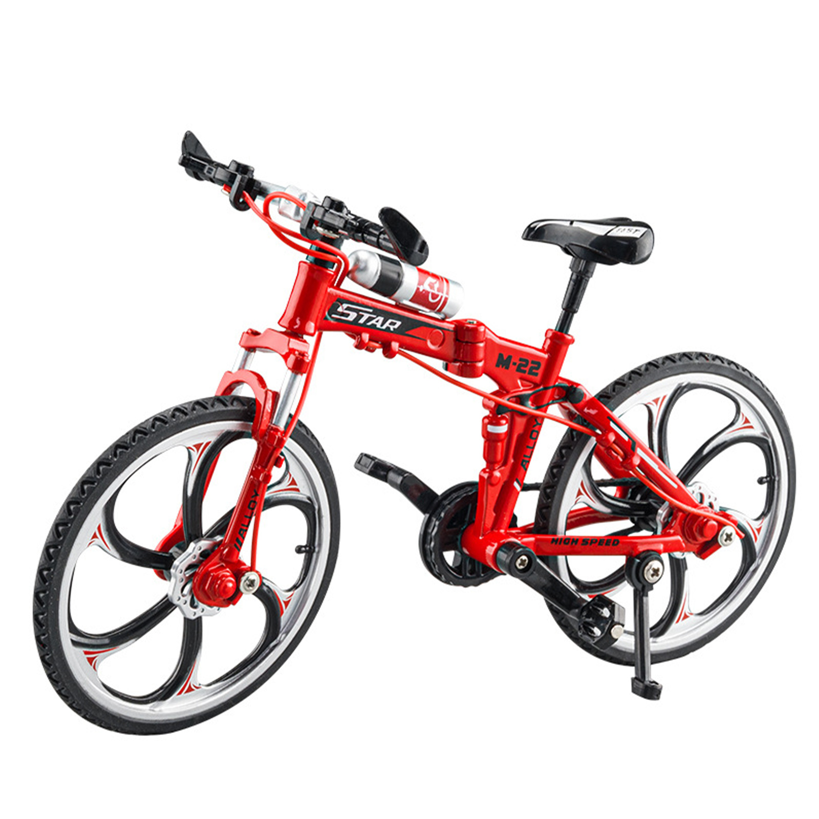 1/8 Alloy Mountain Bike Model Simulation Sliding Steering Mtb Bicycle Toys For Children Gifts Collection