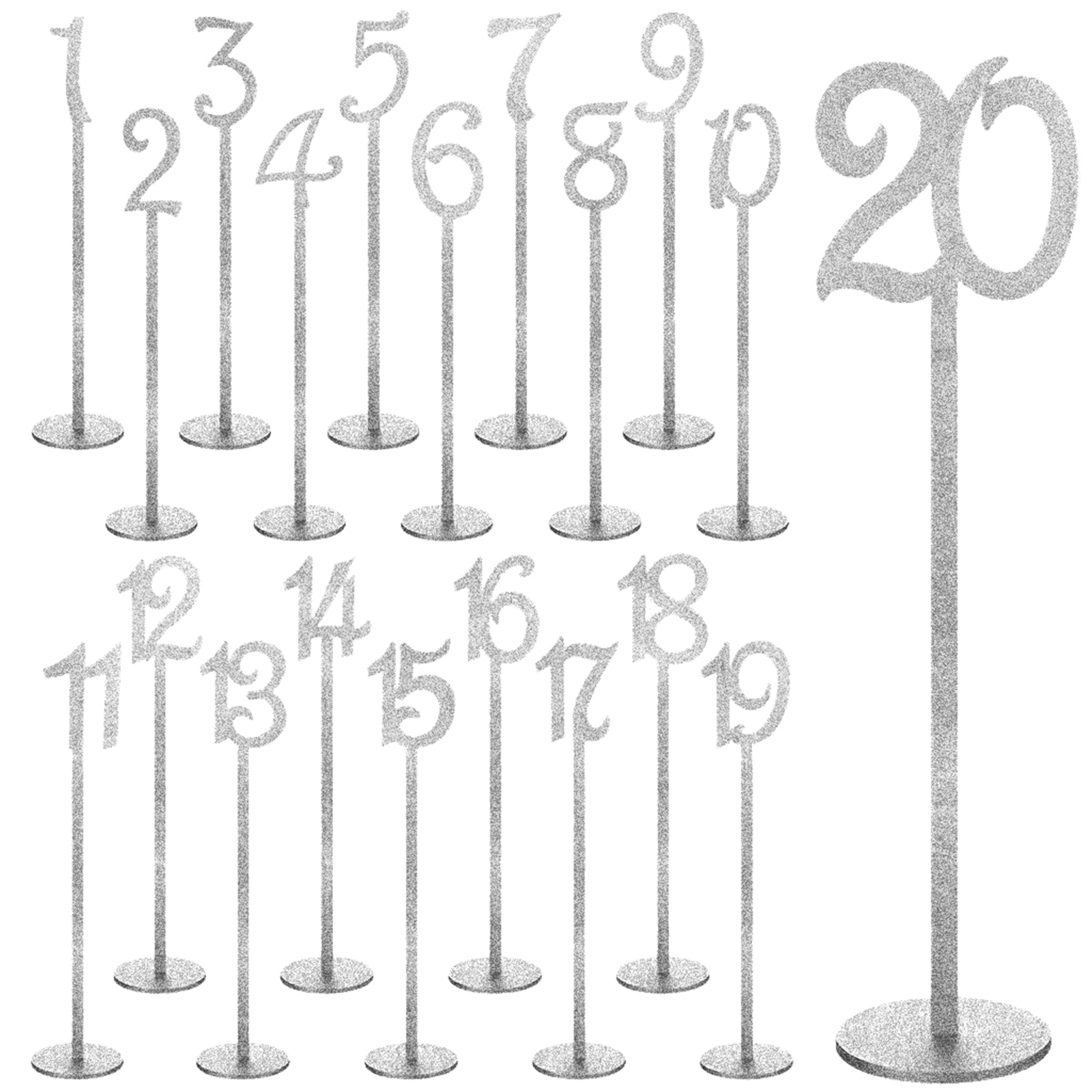 20 Pcs Wood Table Numbers For Wedding Reception Stands Seat Numbers With Holder Base Table Numbers For Wedding Party