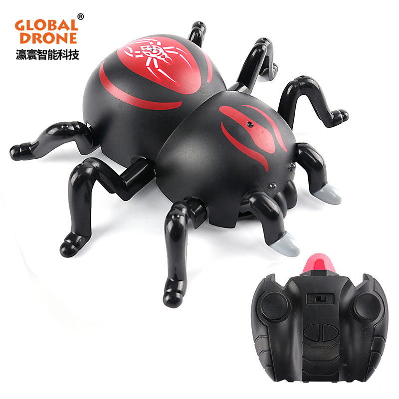 2.4g Remote Control Simulation Spider Car Electric Wall Climbing Stunt Car Model Toys for Children Gifts Red