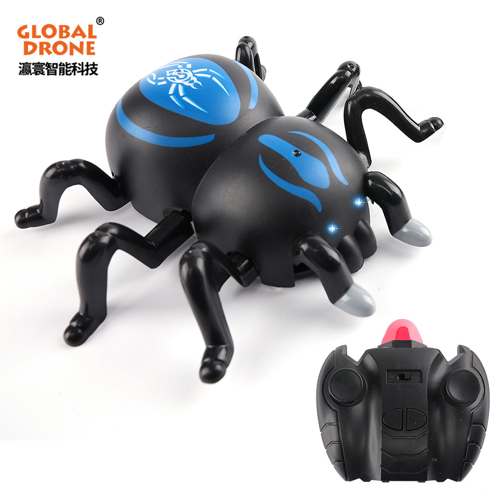 2.4g Remote Control Simulation Spider Car Electric Wall Climbing Stunt Car Model Toys for Children Gifts Red