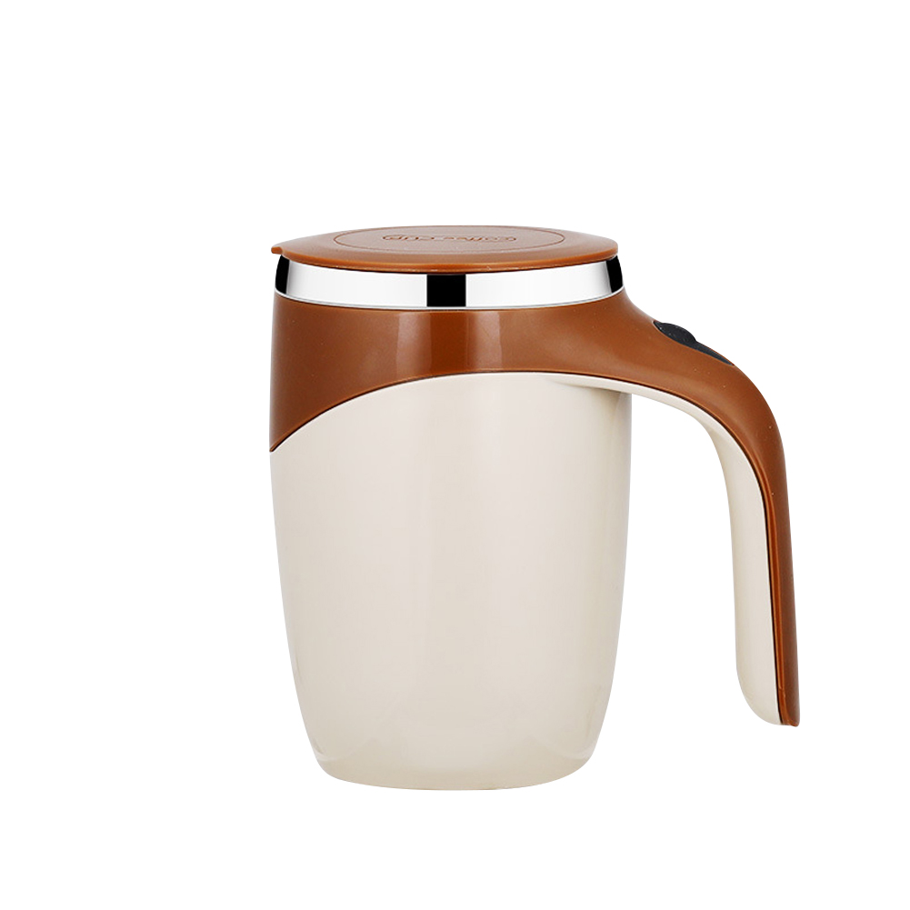 380ml Portable Automatic Magnetic Stirring Coffee Mug 304 Stainless Steel Electric Mixing Cup Mixing Coffee Tumbler