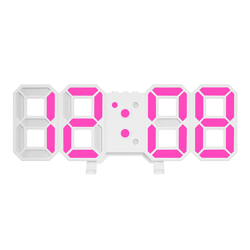 3d Led Digital Wall Clock Electronic Table Clock With Memory Function For Living Room Wall Decor