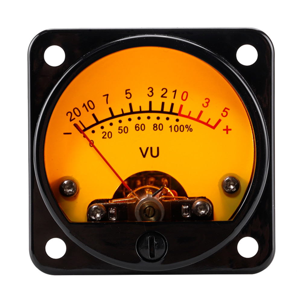 45mm Big Vu Meter Stereo Amplifier Board Backlight Power Meter Level Indicator Adjustable With Driver