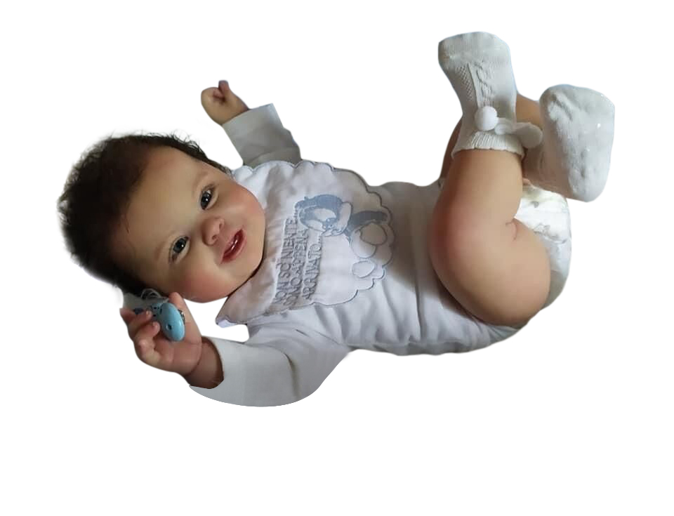 50cm Lifelike Reborn Dolls Realistic Hand-Detailed Painting Newborn Baby Dolls with Visible Veins