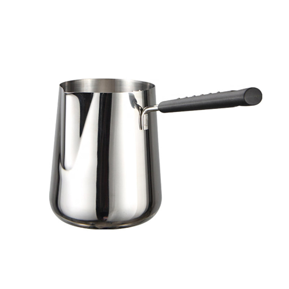 600ml/1000ml Stainless Steel Milk Pan With Scale Chocolate Butter Melting Pot With Lengthened Heat-insulated Handle 600ml