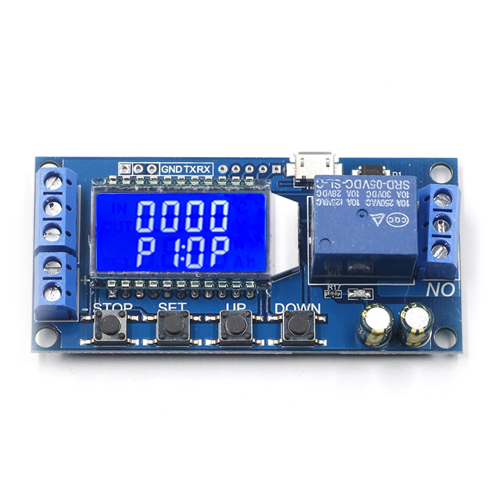 6–30v Cycle Timing Switch Module Digital Lcd Display Delay Trigger Relay Power Off Time Control Switch