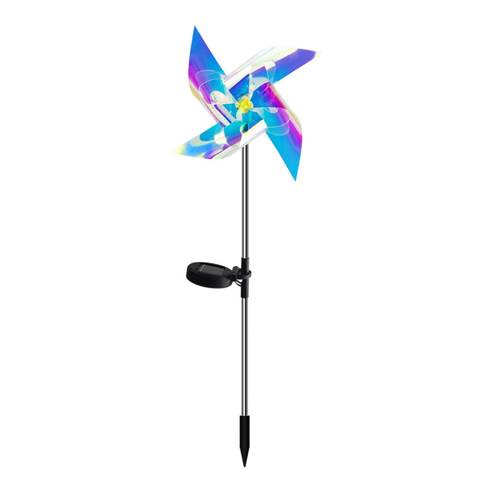66CM Solar Windmill Lights With 2V120MA Solar Panel IP65 Waterproof Energy Saving Auto On/off Outdoor Courtyard Lawn Lamp