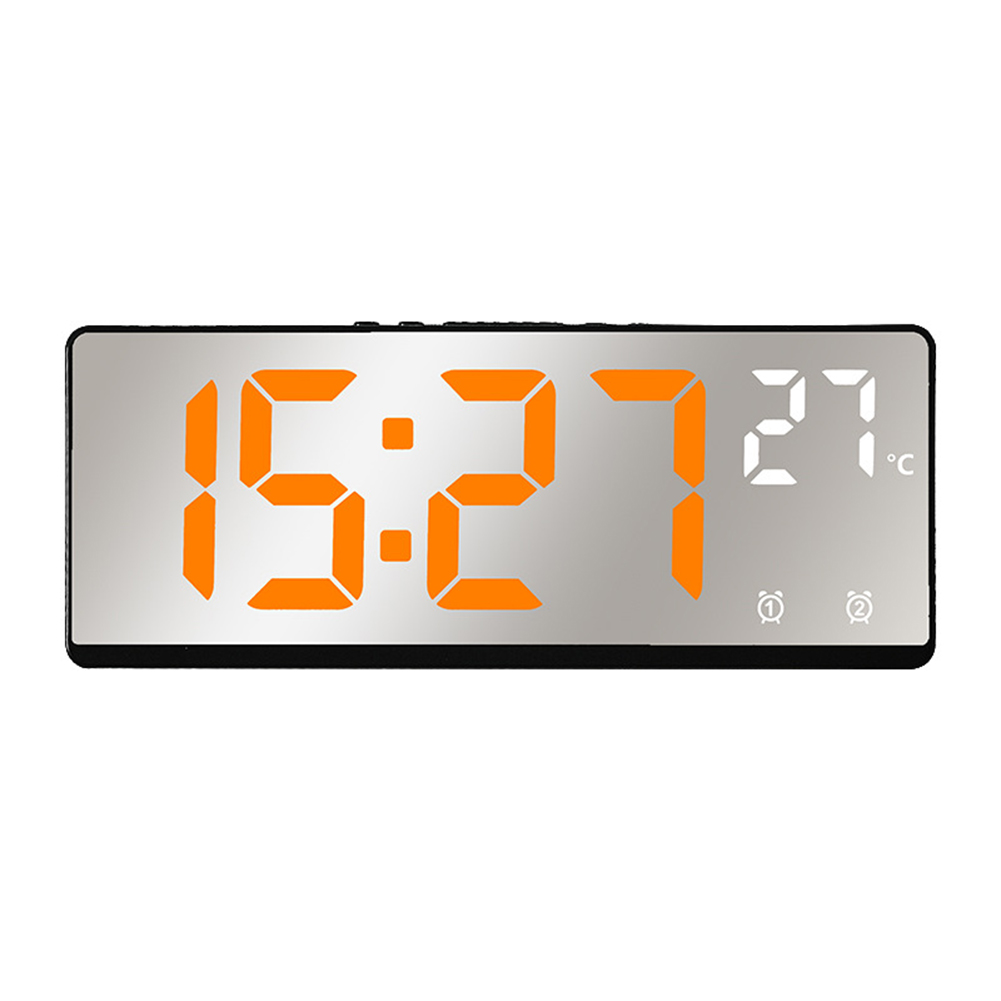 6.9 Inches Electronic Alarm Clock 5 Levels Brightness Adjustable Large Screen Student Desk Clock Table Clock