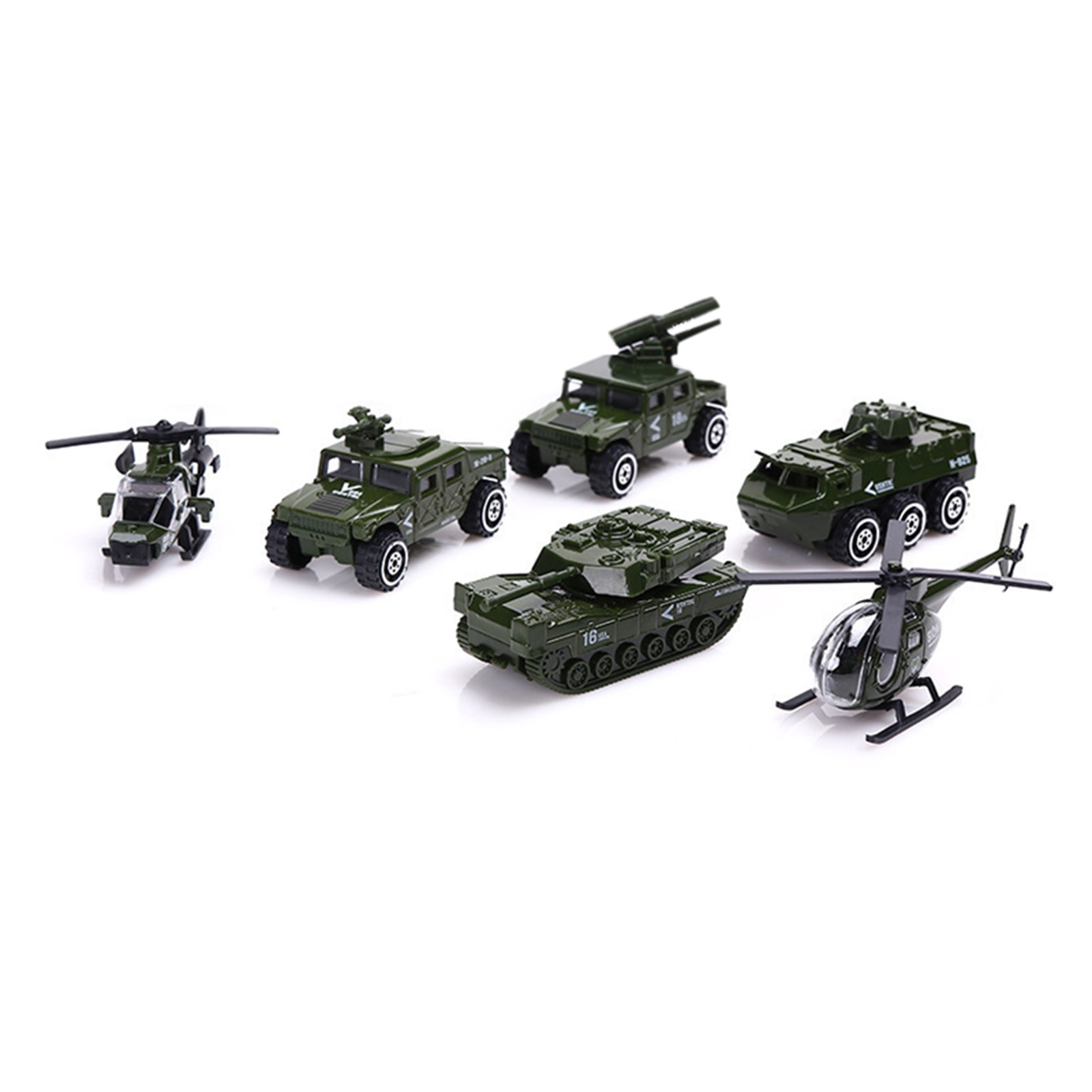 6pcs Alloy Cars Set Simulation Diecast Car Model Ornaments For Boys Girls Birthday Christmas Gifts VB8702