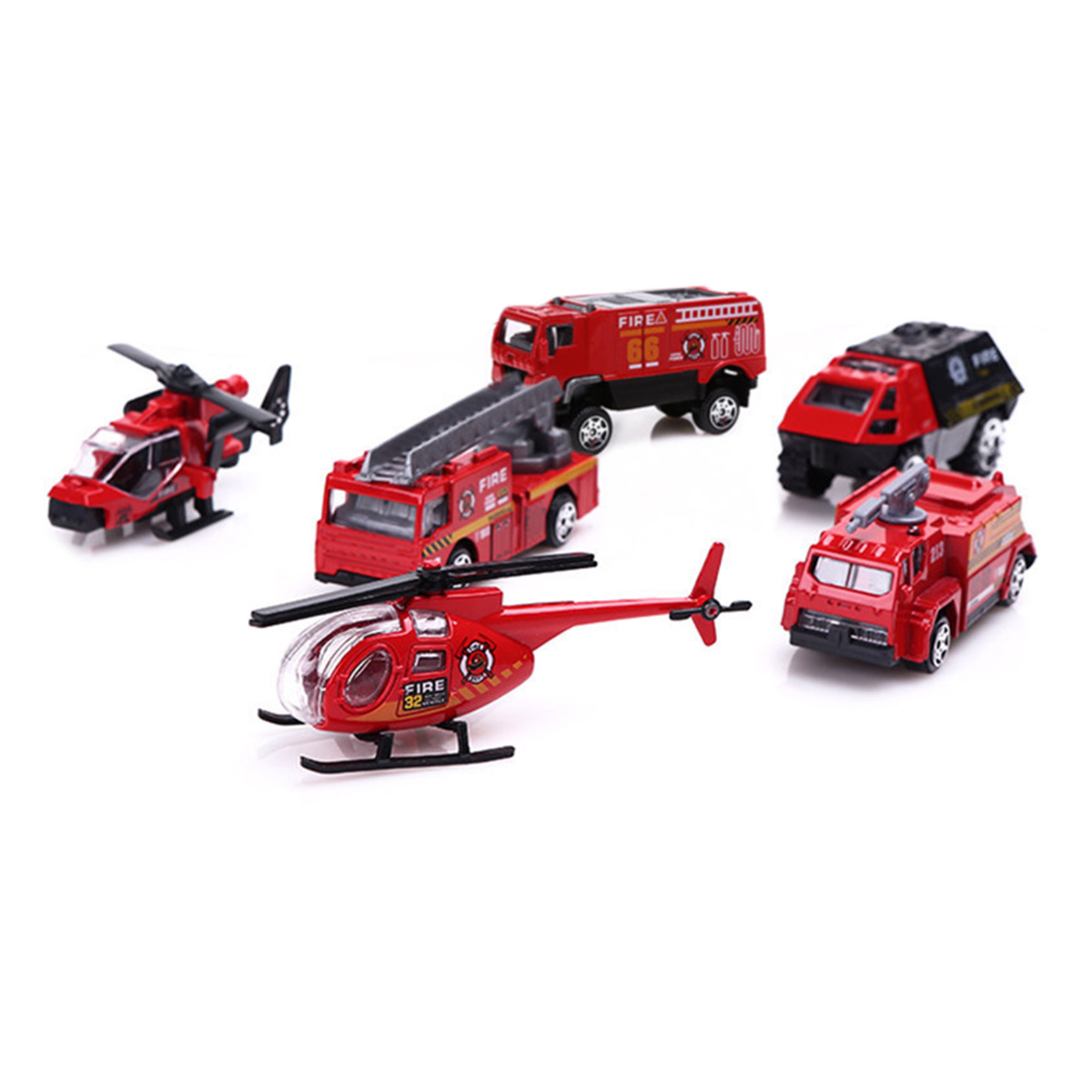 6pcs Alloy Cars Set Simulation Diecast Car Model Ornaments For Boys Girls Birthday Christmas Gifts VB8702