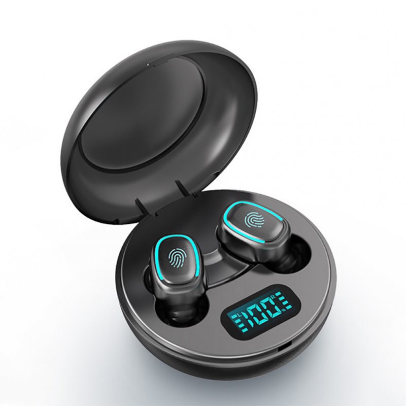 A10 Tws Wireless Earphone Bluetooth-compatible Dual Ear Power Display Earbuds In-ear Touch Sports Headset