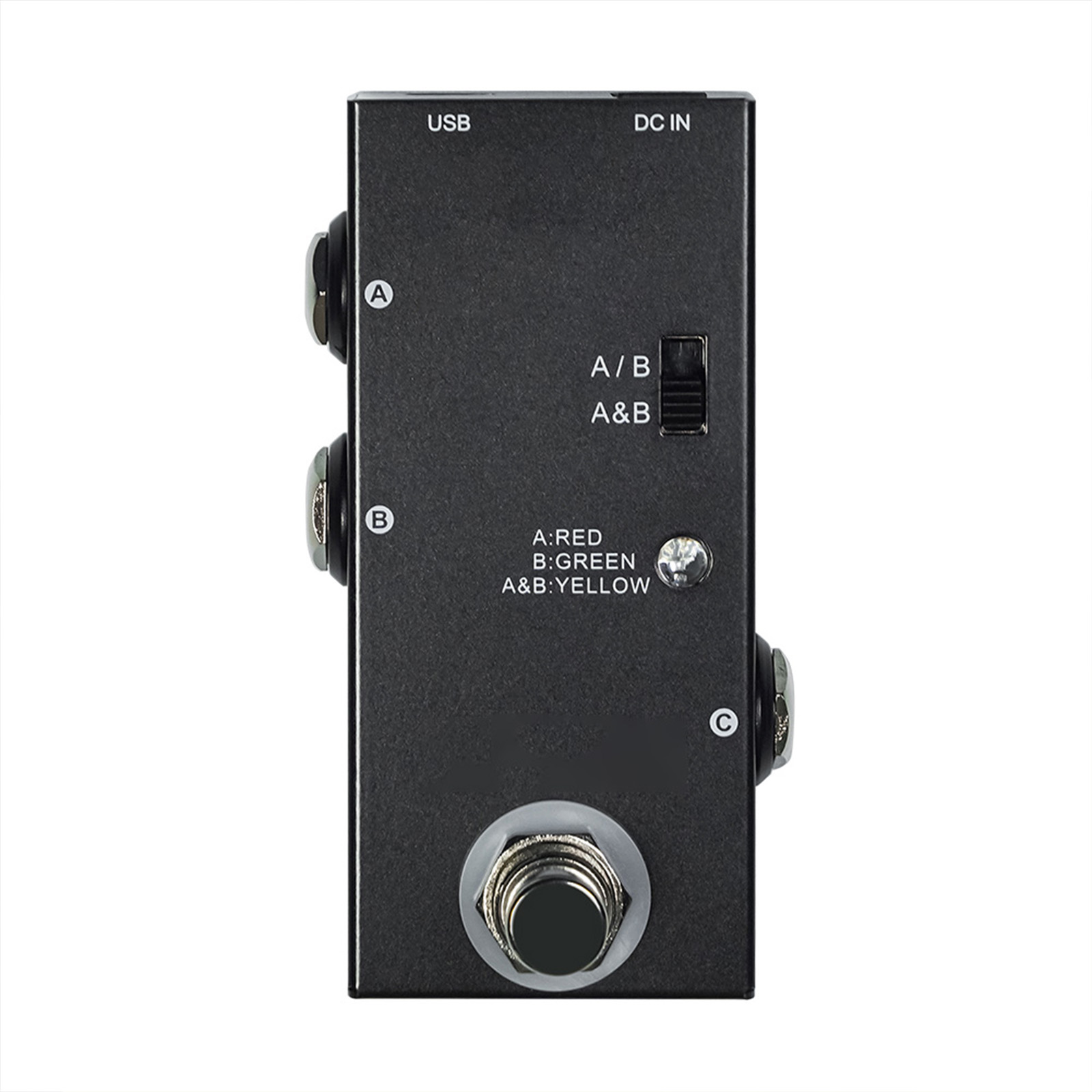 Aby Metal Guitar Effect Pedal Mini Pedal Bidirectional Circuit Selector Processor Electric Guitar Effector