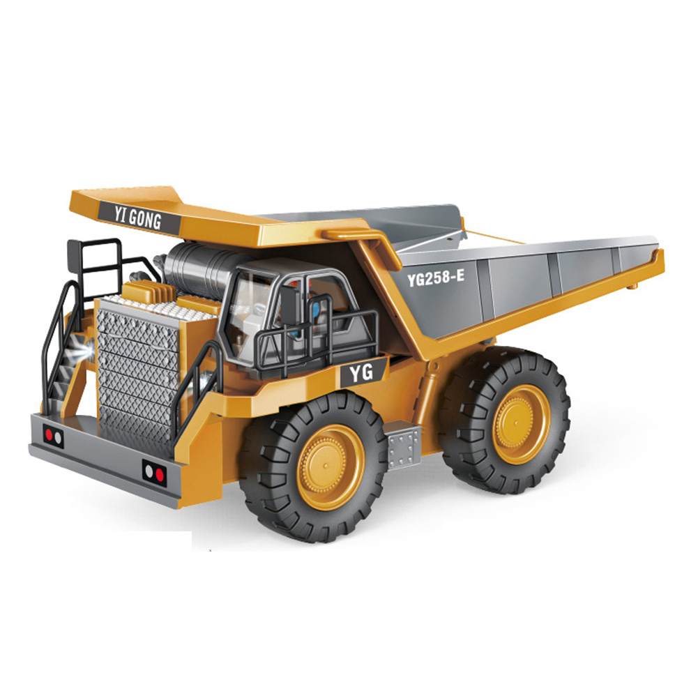 Alloy Engineering Vehicle Remote Control Excavator Bulldozer Dump Truck Electric Toys