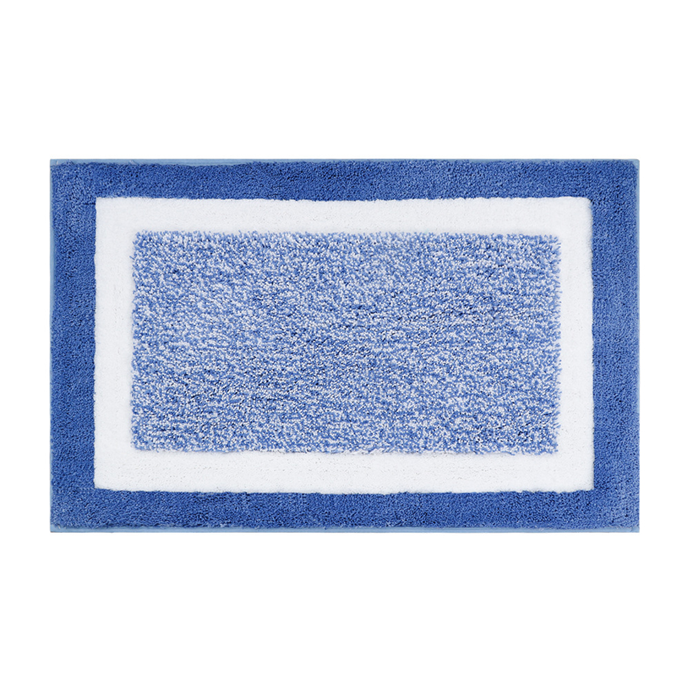 Bathroom Rugs Soft Super Absorbent Anti-slip Microfiber Bath Mat Modern Simple Carpet For Tub Shower coffee color 45 x 65CM