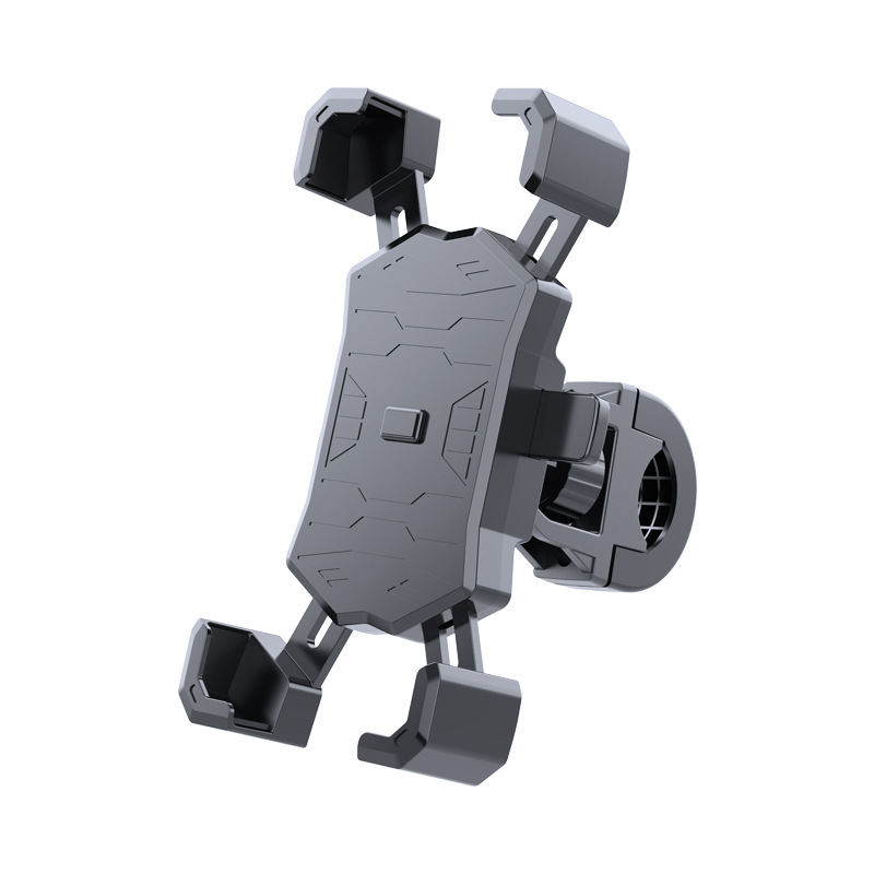 Bike Phone Holder Motorcycle Phone Mount Clip Cell Phone Clamp Adjustable 360° Rotatable For 4.7-7.1 Inch Smartphones