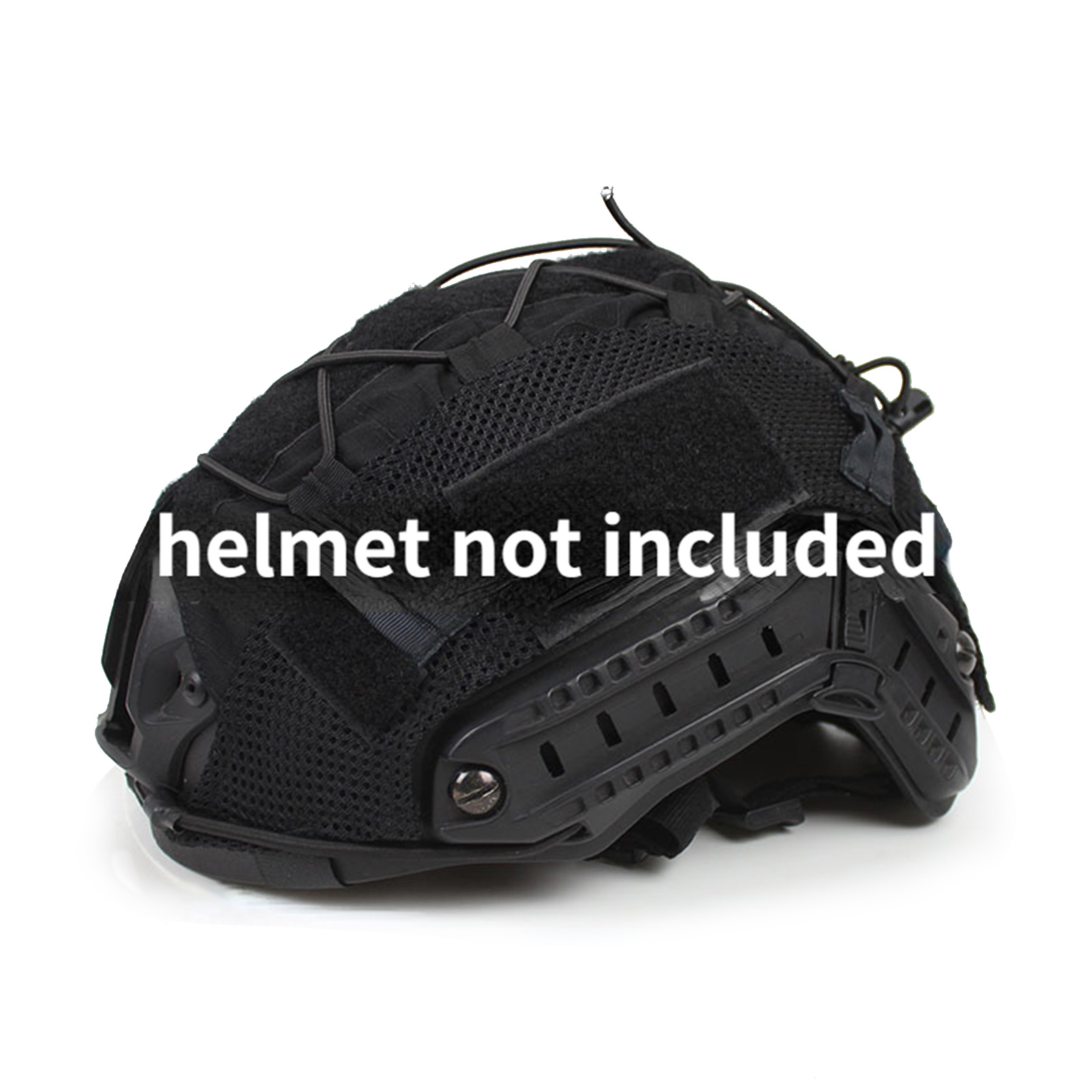 Camouflage Helmet Cover With Quick Adjustable Buckle Airsoft Helmet Case Outdoor Equipment (helmet Not Included)