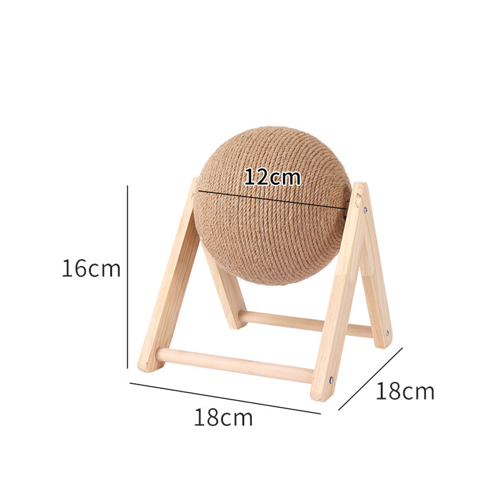 Cat Scratching Ball Toy Wear-resistant Cats Scratcher Sisal Rope Furniture Protector Grinding Paws Toys Pet Supplies