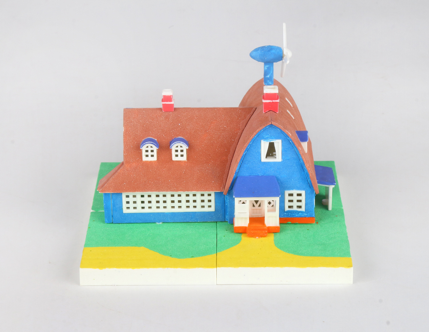 Children 3D Puzzle House Kit DIY Painting Assembly Building Model Educational Toys For Kids Gifts Home Decoration