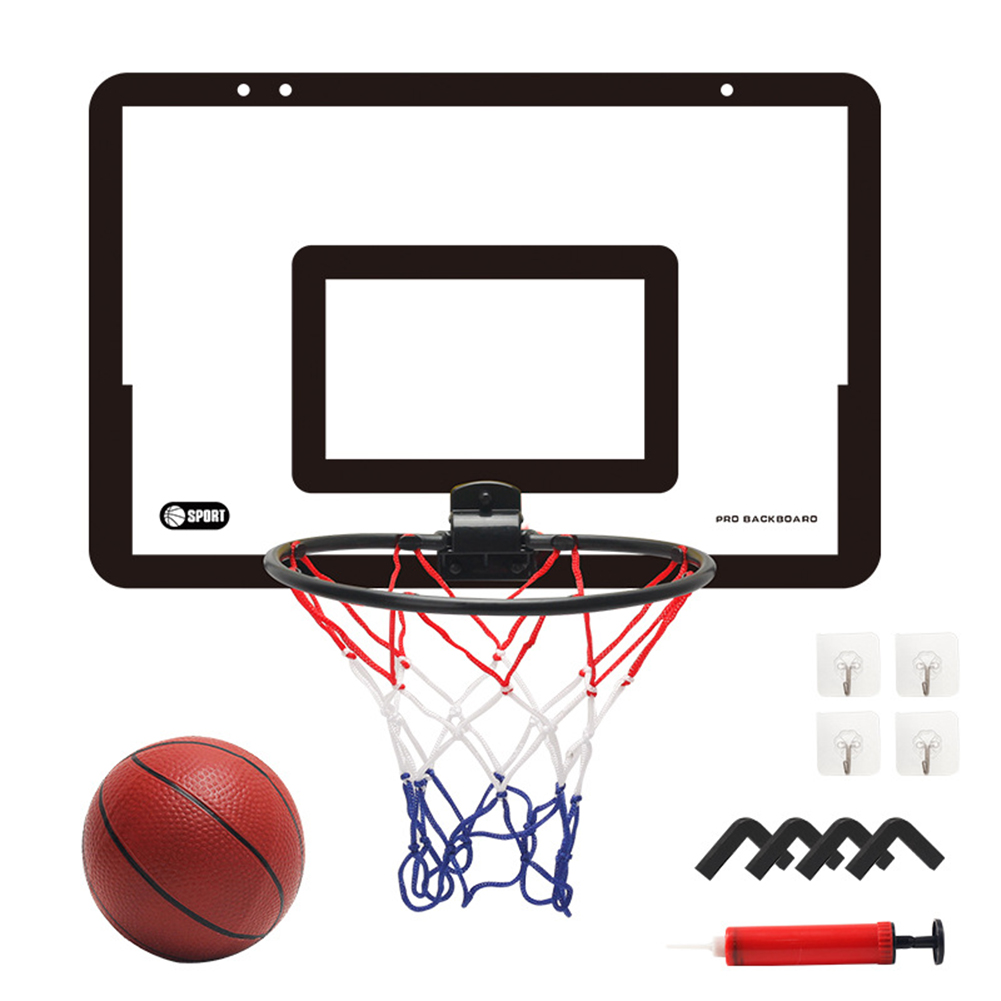 Children Basketball  Stand Indoor Hanging Wall-mounted Free Punching Mobile Shooting Frame Basketball Board Sports Toys