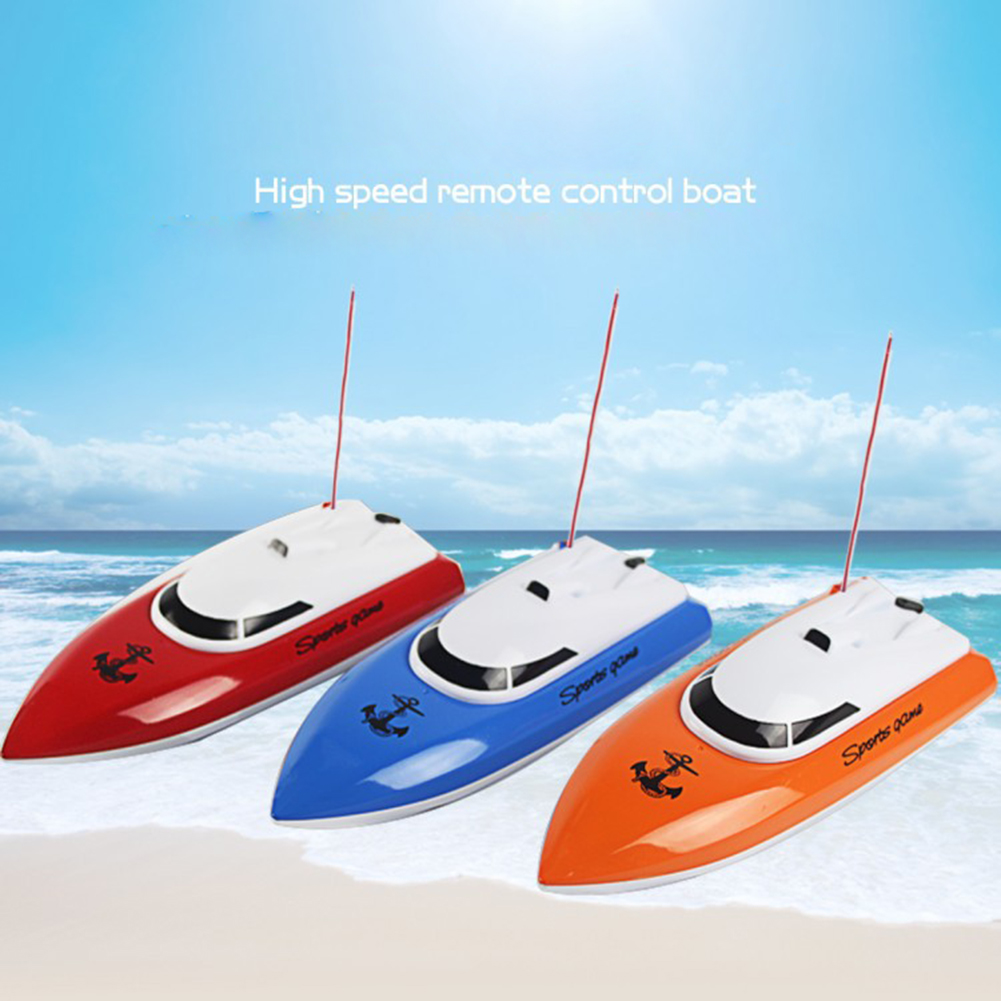 Children Remote Control Boat 4-channel High-speed Dual Motors Electric Speedboat (with Charging) For Boys Gifts