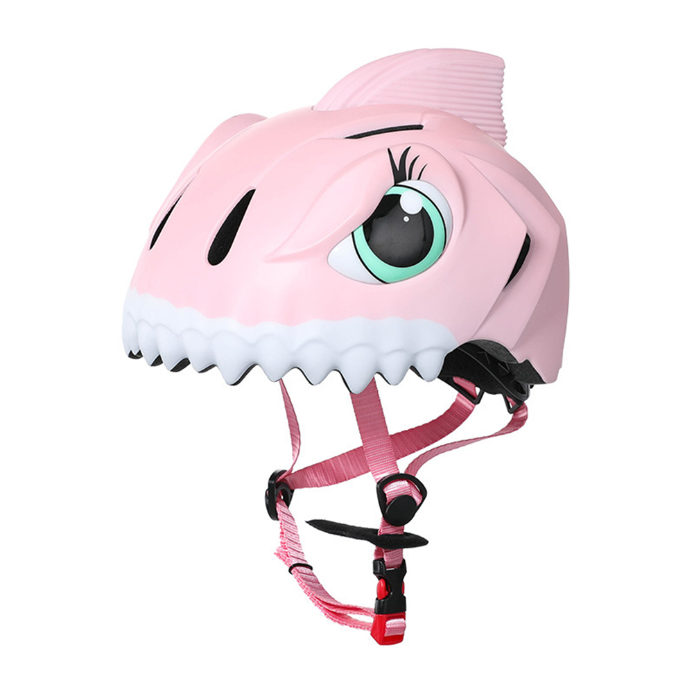 Children’s Helmets 3d Animal Adjustable Breathable Hole Safety Helmet For Bicycle Scooter Various Sports Pink _One size