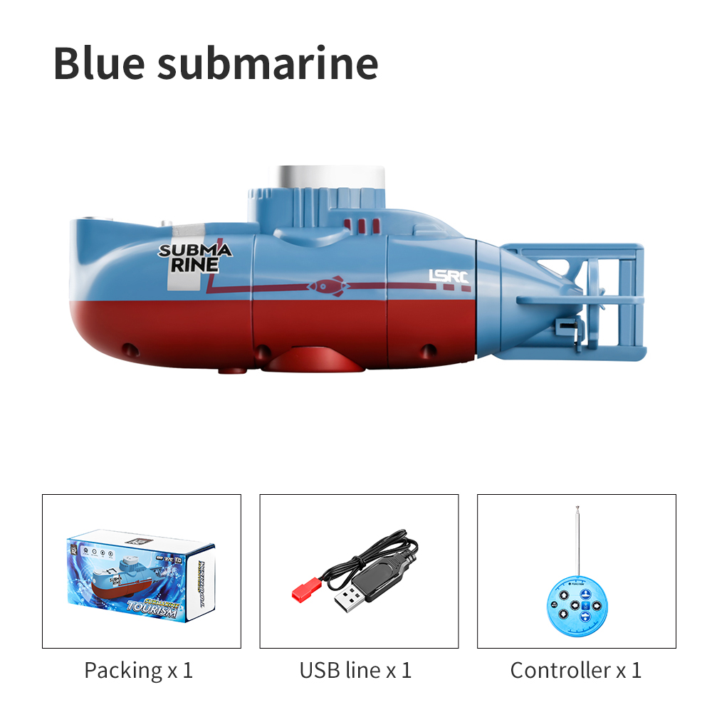 Children’s Toy Remote Control Submarine Diving Fish Tank Toy Mini Rc Simulation Submarine