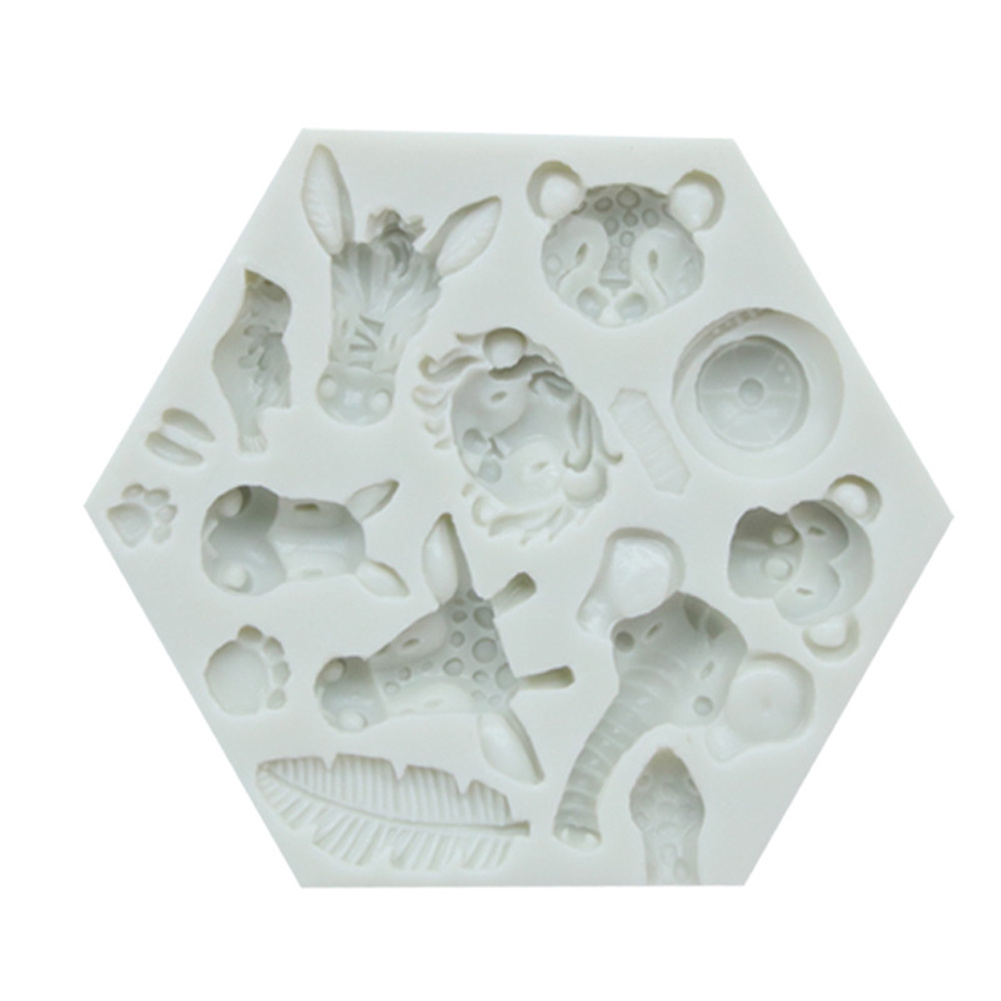 Cute Forest Animal Mould Silicone Molds Woodland Cake Decorative Mold Tools Kitchen Accessories