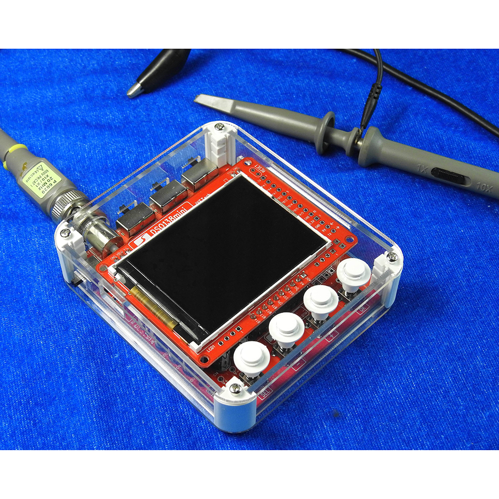 DSO 138 Mini Oscilloscope DIY Handheld Portable USB Digital Storage finished product with shell