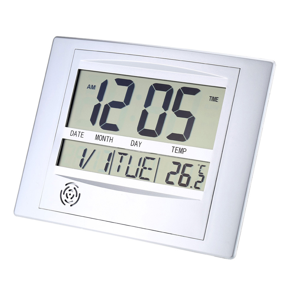 Digital Wall  Clocks Multifunction Electronic Thermometer Calendar Alarm Clock