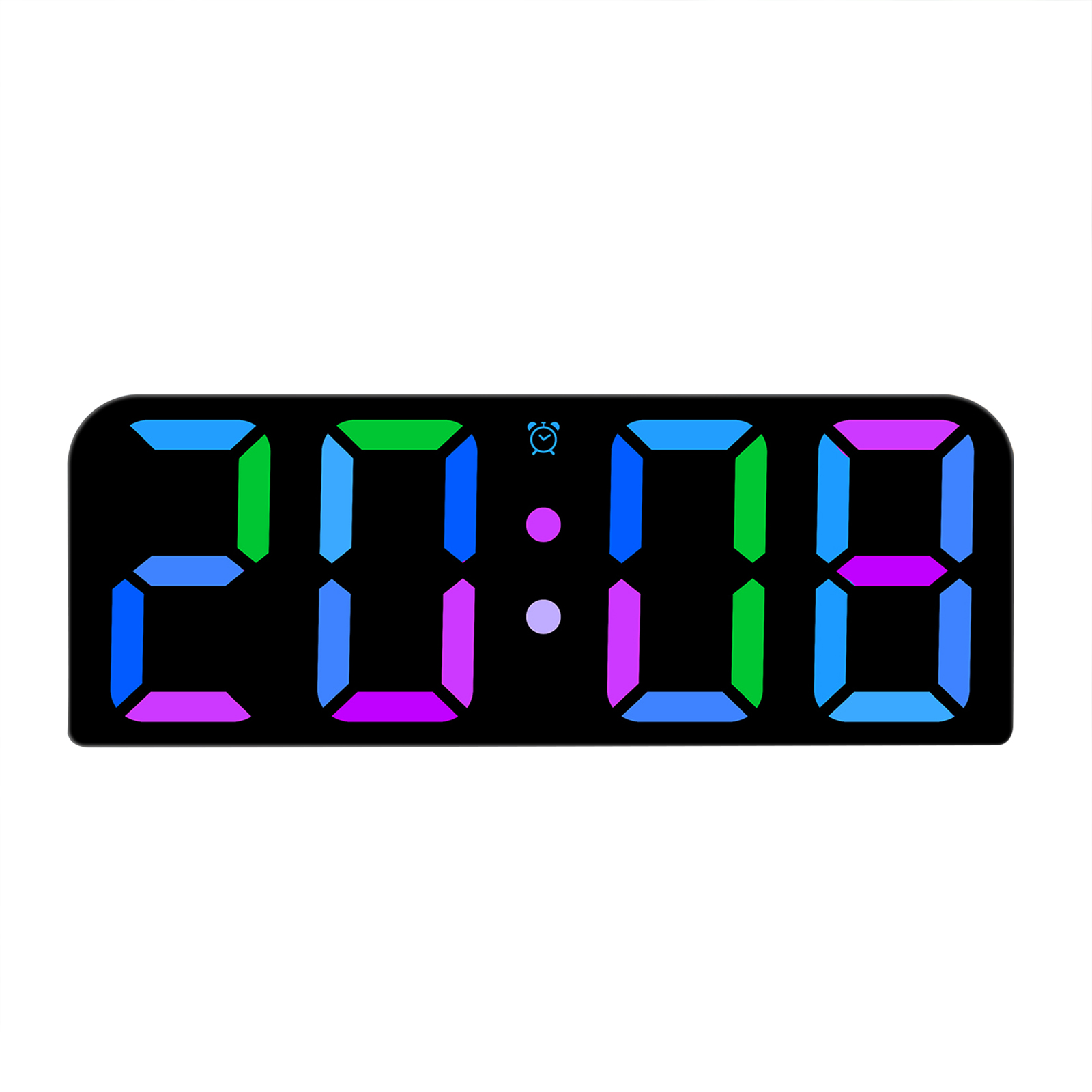 Digital Wall Clock 12/24 Hour Format With Automatic Night Mode LED Big Digits Clock For Farmhouse Kitchen Office