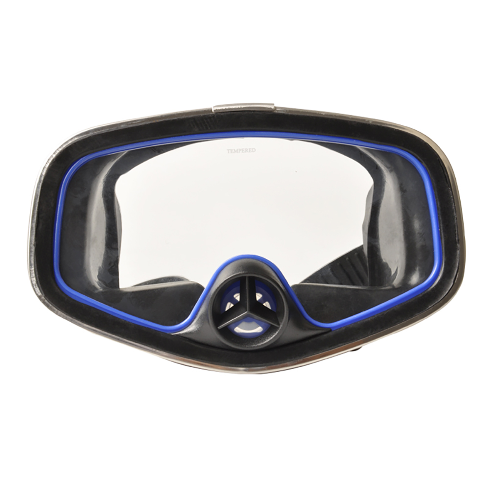 Diving Mask Professional Nose Valve Big Frame Snorkeling Diving Goggle Wide View Swimming Snorkeling Valve Mirror