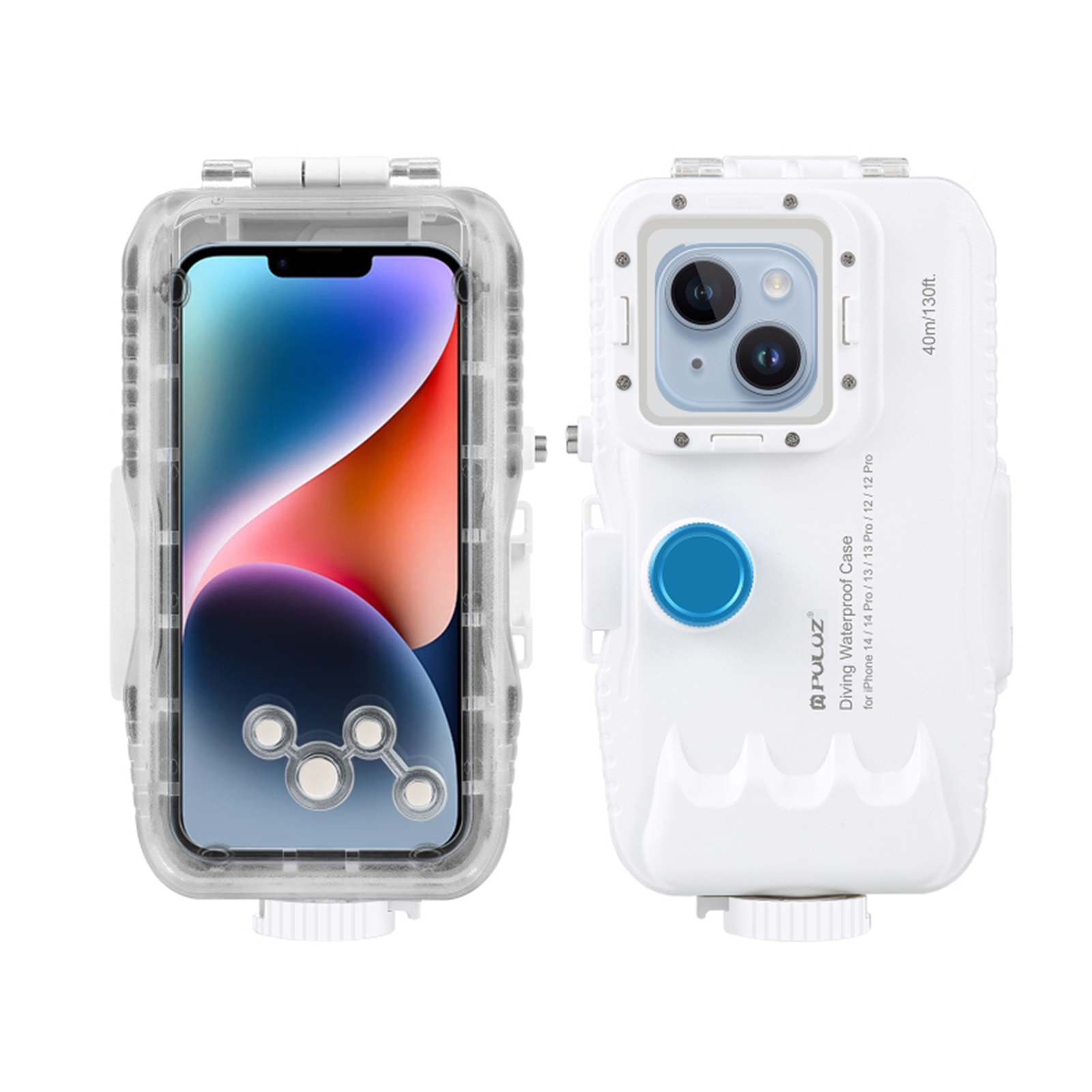 Diving Underwater Phone Case Compatible for iPhone 14 / 13 Pro Max Cell Phone Waterproof Case