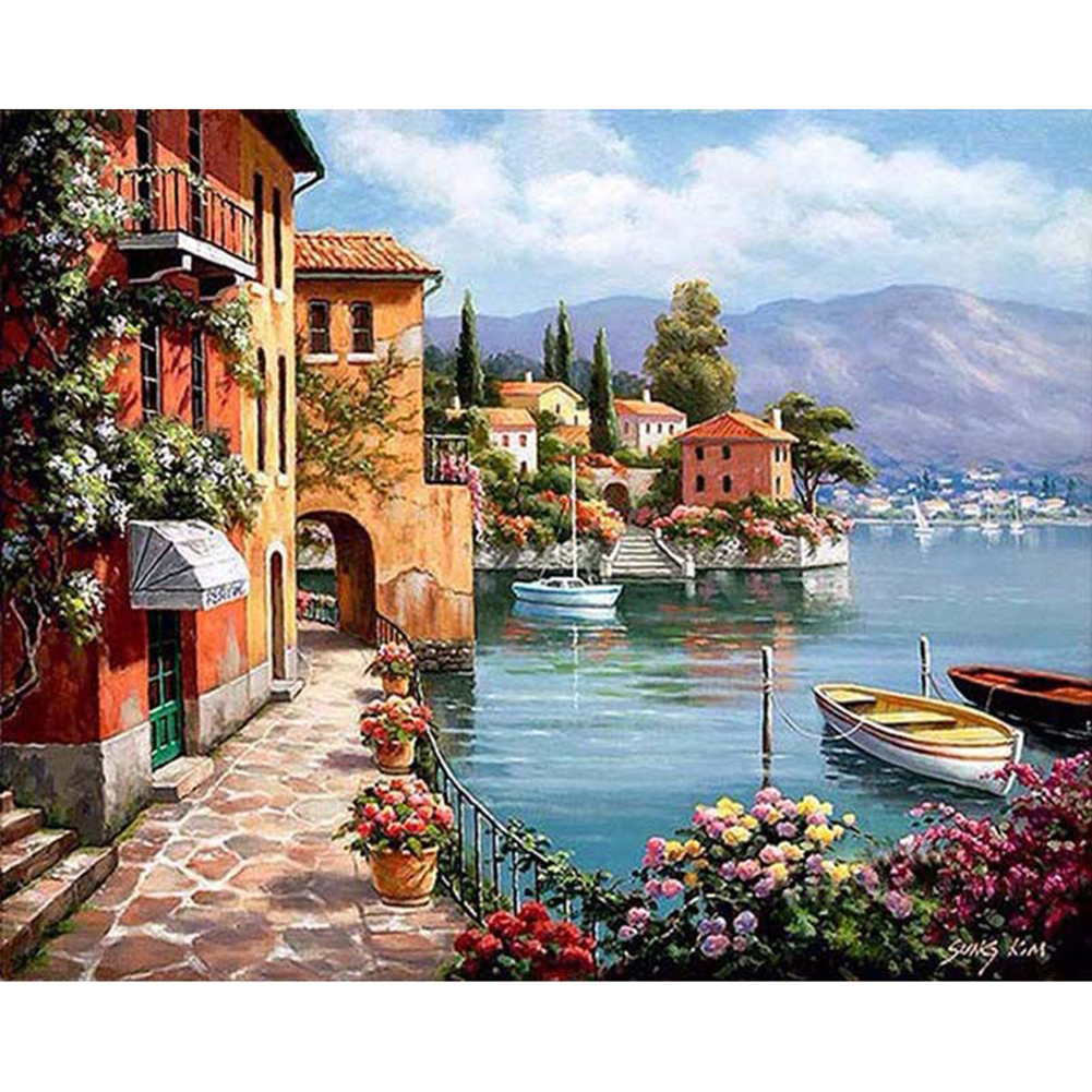 Diy Digital Oil Painting Hand-painted Number Abstract Canvas Drawing Painting Gifts Wall Posters