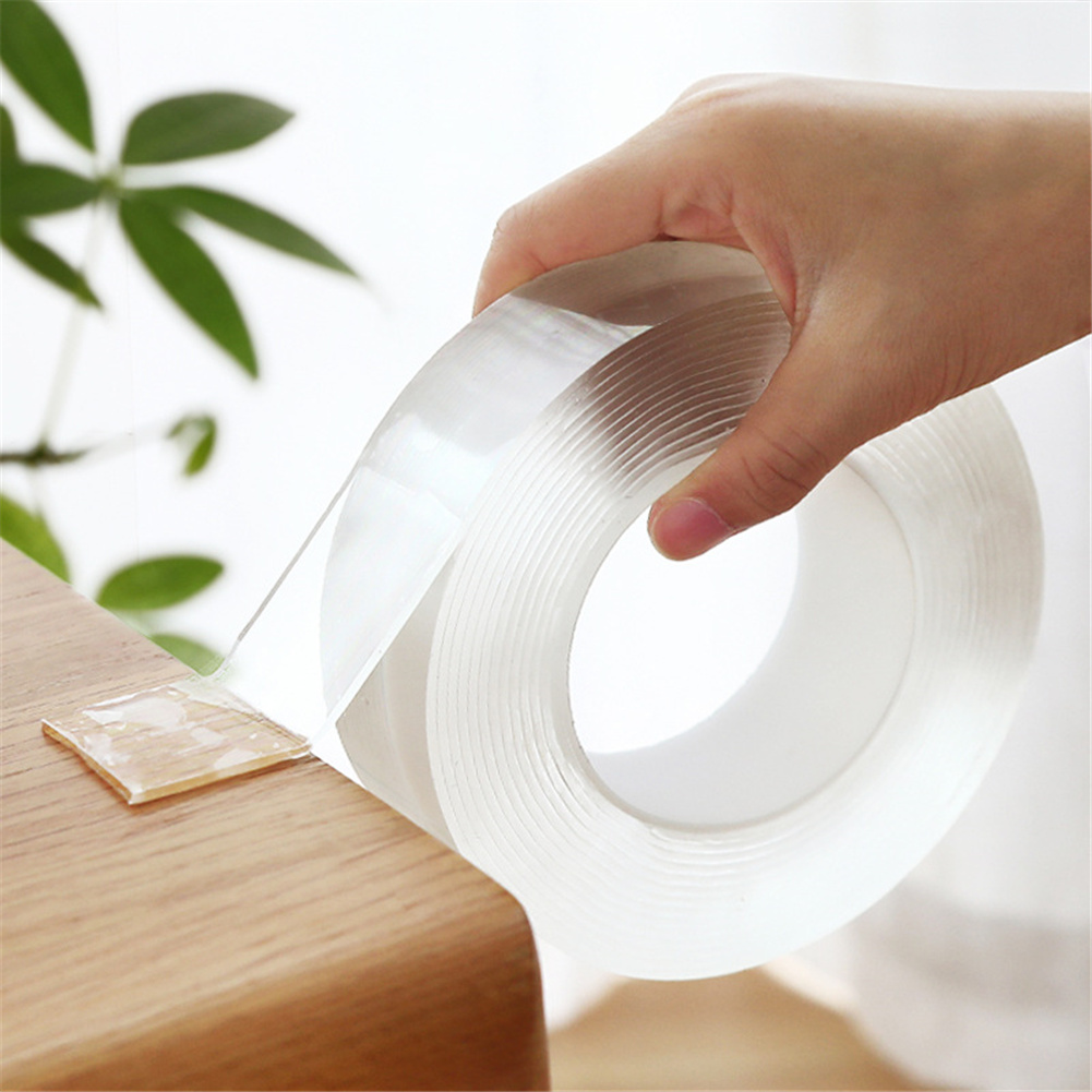 Double-sided  Adhesive Nano-suction Film Non-marking Magic Tape Waterproof High-temperature