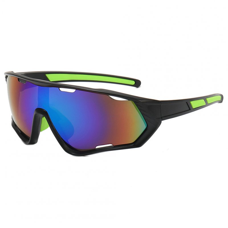 Fashion Colorful Cycling Sunglasses Outdoor Sports Riding Goggles Mtb Bike Eyewear Black Frame Re