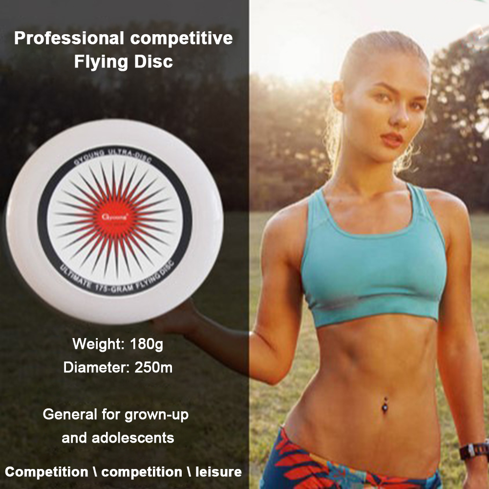 Flying Disc Outdoor Sports Fitness Competition Ultimate Disc for Beach Backyard Camping Professional